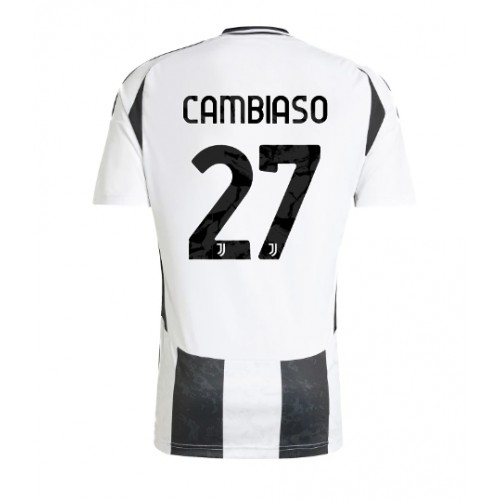 Pánský Fotbalový dres Juventus Andrea Cambiaso #27 2024-25 Domácí Krátký Rukáv